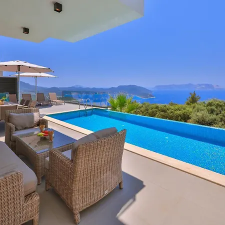 Infinity Sky - Private Pool - Panoramic Sea View 卡斯