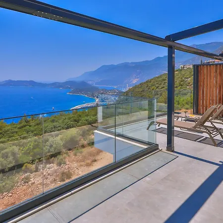 Infinity Sky - Private Pool - Panoramic Sea View 아파트 카스